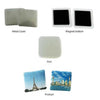 100pcs Refrigerator Magnet Consumables 50x50mm Fridge Magnet Maker Material