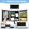 3+1 Panel Trade Show Presentation Board Folding Panel Table Top Display Board