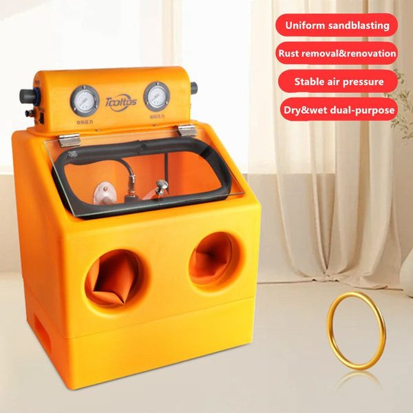 Sandblasting Cabinet Benchtop Sand Blasting Cabinet Sand Blaster Abrasive Gun