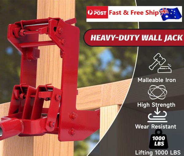 Portable Wall Jack for Lifting Wall Beams Iron Jack Capacity of Lifting 1000 lbs