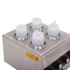 4Bottles Electric Sauce Warmer Dispenser Caramel Chocolate Sauce Melting Machine