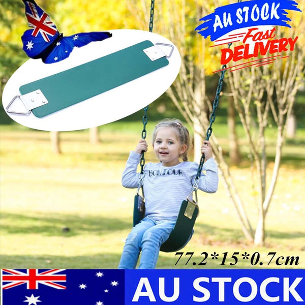 Swing Seat with Metal Hook Strap Belt Yard Swing for Kids&Adults AU 62*15*1.1CM