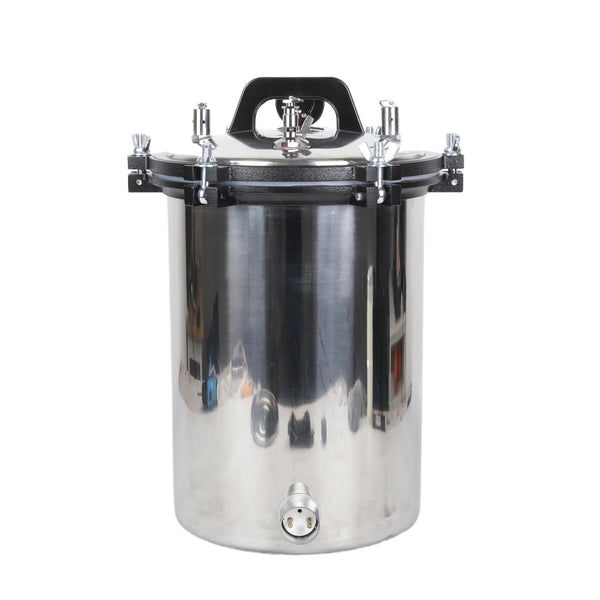 24L Autoclave Sterilizer Dental Medical Lab Equipment Stainless Steel