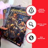 10 Pcs Comic Book Card Holder Comic Sleeves 19*28cm Hard Comic Display Case