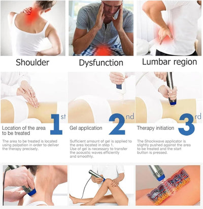 7 Bar ED Shockwave Therapy Machine Effective Electromagnetic Shock Therapy