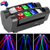 8LED Disco Stage Light DJ Light LED Spider Laser RGBW Moving Head Beam DMX Party