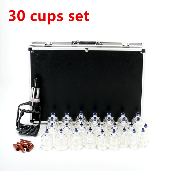19/30 Cups Vacuum Cupping Set Massage Kit Acupuncture Suction Massager Pain Reli