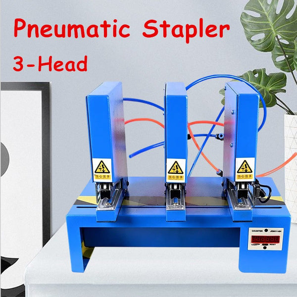 Home Office Stapler Heavy Duty Pneumatic Stapler Binding Machine  w/4800 Staples