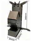 Rocket Stove for Cooking Portable Wood Fire Burning Camping Backyard Cooking BBQ