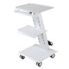 Medical Trolley Stand Dental Oral Scanner Holder W/Sockets 3 Layers Mobile Table