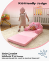 Foldable Kids Couch Children Sofa Bed Princess Chair Toddler Chair Playing Sofa