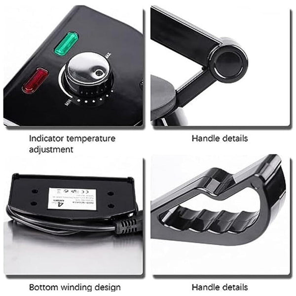 1200W Electric Chapati Roti Maker Bread Crepe Machine Tortilla  Non-Stick Maker