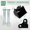 500mm Flat Plain Bucket Attachment No Tooth Bucket W/ 2 Pins For Mini Excavator