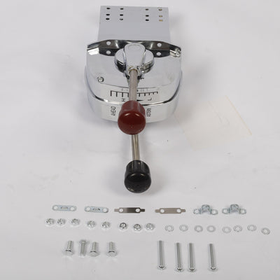 Boat Twin Lever Handle Engine Throttle Shift Control Lever for Single Engine AU