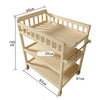 Baby Changing Table Portable Infant Diaper Changing Table with Storage Shelf