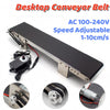 Desktop Conveyor Belt Electric Metal Conveyor Experiment Teaching Equipment 220V