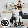 2× Replacement Parts 8'' Front Rear Wheel for Wheelchair Rollator Walker AU