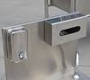 Wall-mounted Washbasin Knee Operated Sink With Faucet Soap & Towel Dispenser AU