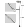 Adjustable Forearm Elbow Crutch Canadian Crutches Max 160kg Premium Durable