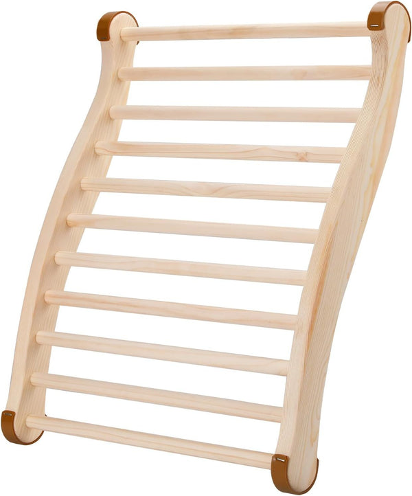 Wooden Sauna Backrest Sauna Accessories  Slip-Resistant Infrared Sauna Chair