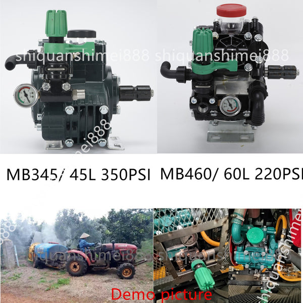 45/60L Agricultural Sprayer Pump Booster Pump Diaphragm Pump W/ Control Valve