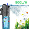 800L/H Aquarium Fish Tank Filter 13W Aqua UV Sterilization Lamp Filter