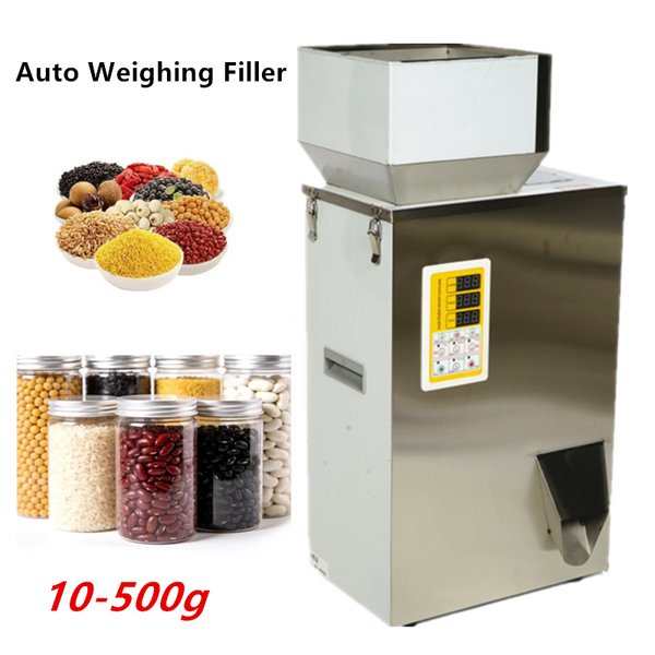 10-500g Automatic Weighing Particle Filler Intelligent Powder Packaging Machine