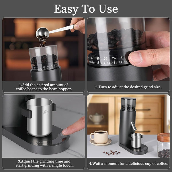 Electric Coffee Grinder For Drip French Press Espresso with 60 Grind Settings AU