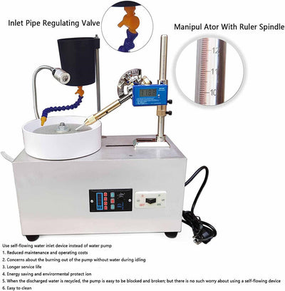 Nisorpa Gem Faceting Machine Digital Display Jade Grinding Faceted Gem Polishing