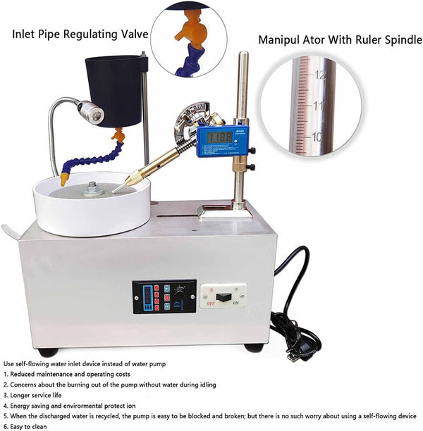 Nisorpa Gem Faceting Machine Digital Display Jade Grinding Faceted Gem Polishing