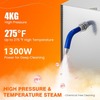 2L 1300W Jewelry Steam Cleaner Gem Washer Commercial Cleaning Tool Stainless Top