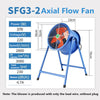Explosion-proof Axial Flow Fan Powerful Radial Exhaust Fan Centrifugal Blower