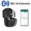 Bluetooth Hearing Aids Invisible Noise Cancelling RIC Digital Sound AmplifierBTE
