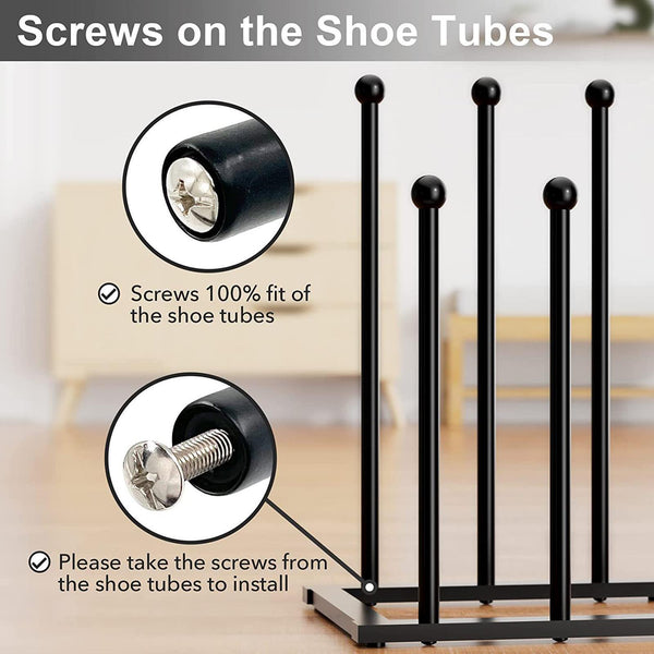 Large Boot Rack Creative Floor Standing Boot Shoe Rack Metal Boot Rack Organizer