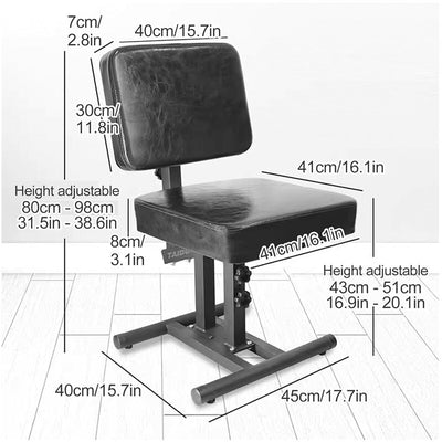 Adjustable Tattoo Chair Swivel Back Tattoo Armrest Stand Salon Beauty Chair