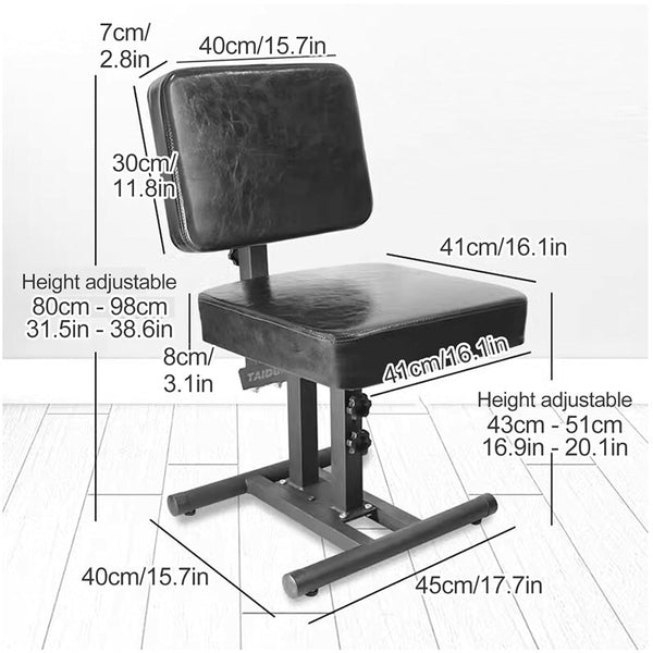 Adjustable Tattoo Chair Swivel Back Tattoo Armrest Stand Salon Beauty Chair