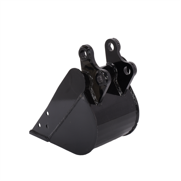 200mm Narrow Digging Bucket Mini Excavator Bucket Metal Trenching Digger w/ Pins