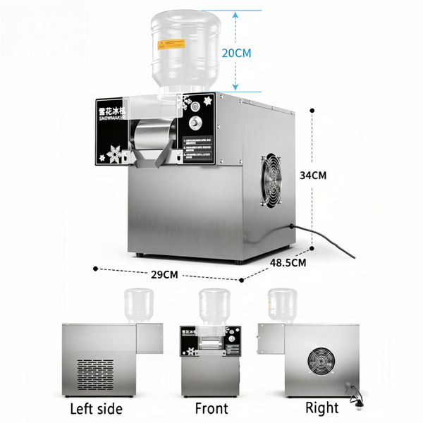 Snowflake Ice Maker Snow Shaver Device Commercial Ice Cream Shaving Machines
