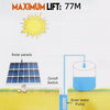 3" DC Deep Well Solar Water Bore Pump Submersible 210W 36V 1200L/H Ranch Farm AU