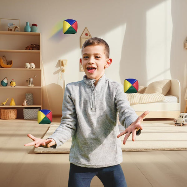 20X Juggling Balls Kids Toy Set Ball Bag for Magic Circus Juggling Balls