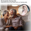 Bluetooth Hearing Aids Invisible Noise Cancelling RIC Digital Sound AmplifierBTE
