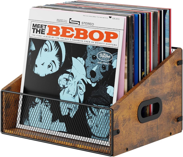 Record Storage Crate Vinyl Storage Record Holder Holders For 60+ Vinyl Records