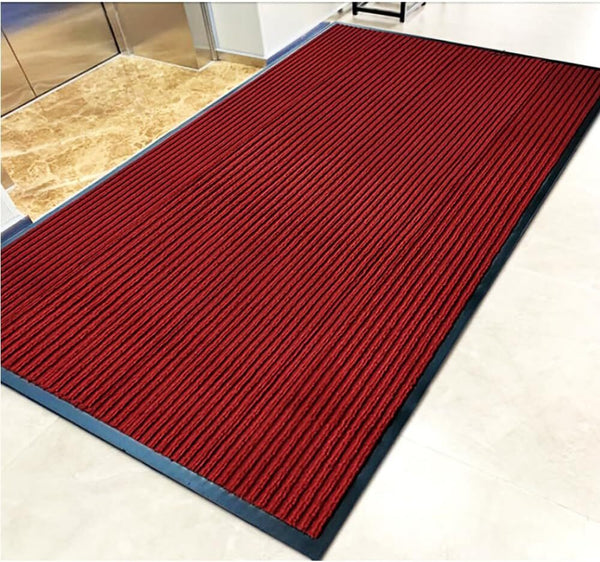3’x10' Commercial Hallway Runner Rug Non-slip Rubber Door Mat Floor Carpet Rug