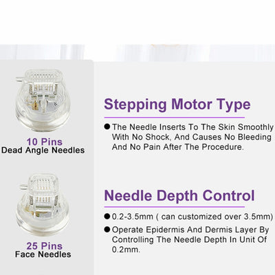 2 in 1 Golden RF Micron-eedle Machine with Cold Hammer Facial Skin Rejuvenation