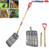 Heavy Duty Chicken Coop Sifting Scoop Sand Sifting Shovel with Wooden Handle AU