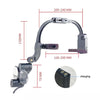 Dental Loupes With Light 3.5X420mm Magnifying Glass Binoculars Angle Adjustable