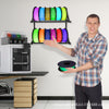 2-Tier 3D Printer Filament Rack Display Holder for 3D Printing Studio Workshop
