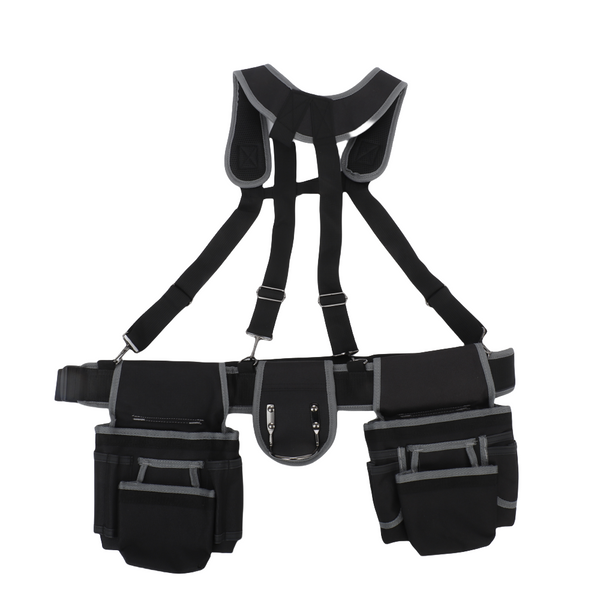 Tool Belt Bag Tool Belt with Suspenders Multiple Pockets Heavy Duty Tool Belts