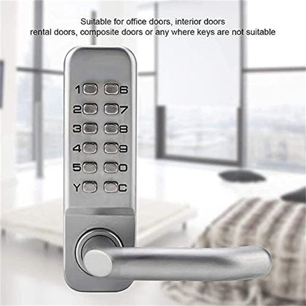 Double-Sided Password Lock Mechanical Door Lock Digital Keyless Door Lock AU
