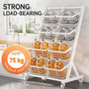 Retail Display Shelf Supermarket Vegetable Fruit Snack Storage Rack & Baskets